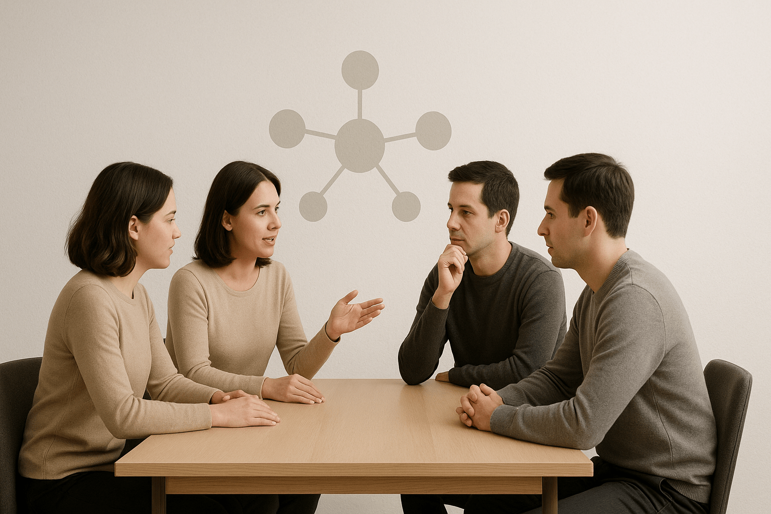 価値観の地図を描くイメージ